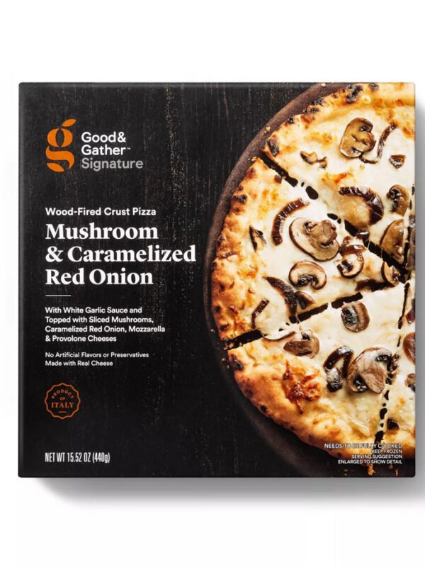 Signature Wood-Fired Mushroom and Caramelized Red Onion Frozen Pizza