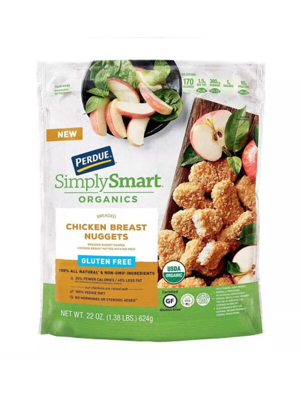 Perdue Simply Smart Organics Gluten Free Breaded Chicken Breast Nuggets