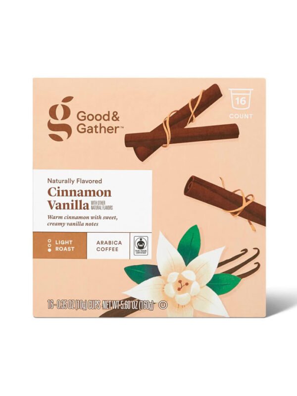 Naturally Flavored Cinnamon Vanilla Light Roast Coffee