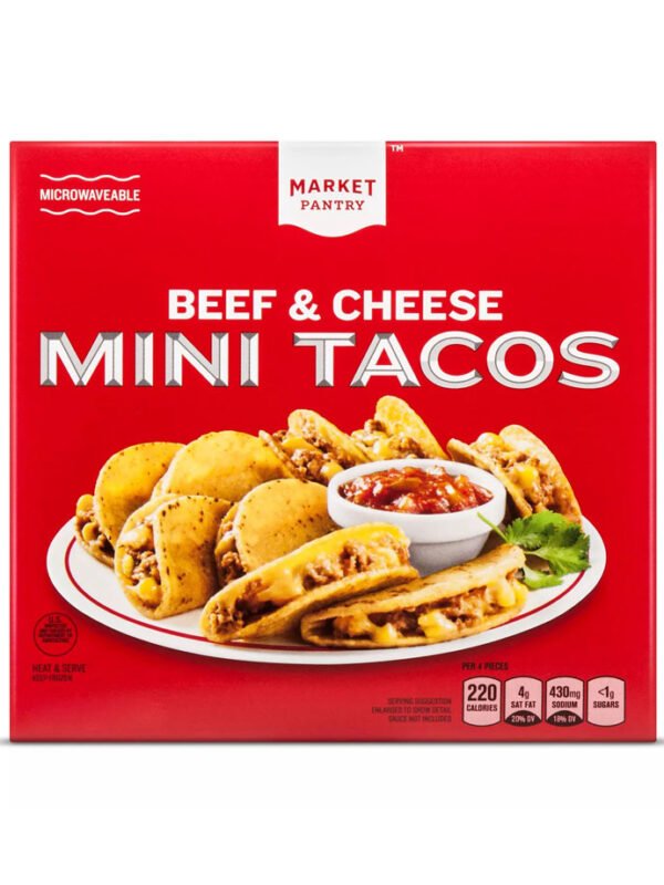 Frozen Beef & Cheese Mini Tacos