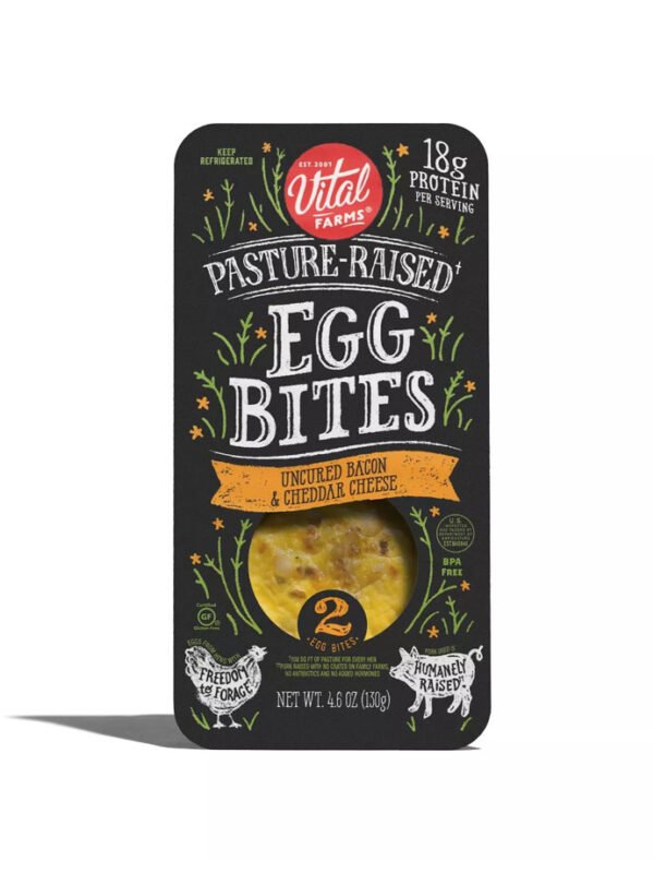 Vital Farms Pasture-Raised Egg Bites Bacon & Cheddar