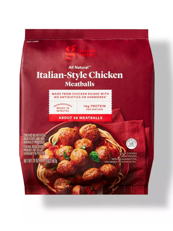 All Natural Italian-Style Chicken Meatballs